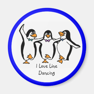 I Liebe Line Tanz Magnet