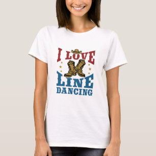 I Liebe Line Tanz T-Shirt