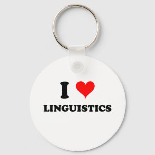 I Liebe-Linguistik Schlüsselanhänger