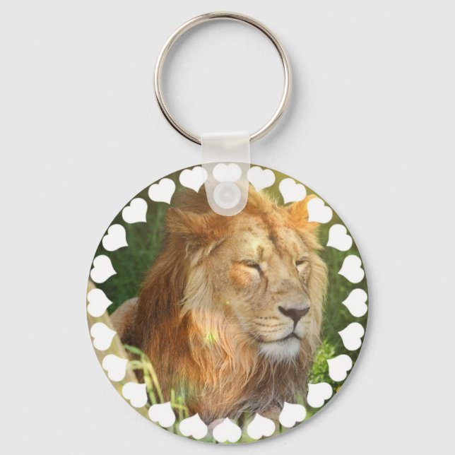 I Liebe Lions Schlüsselanhänger (Vorderseite)