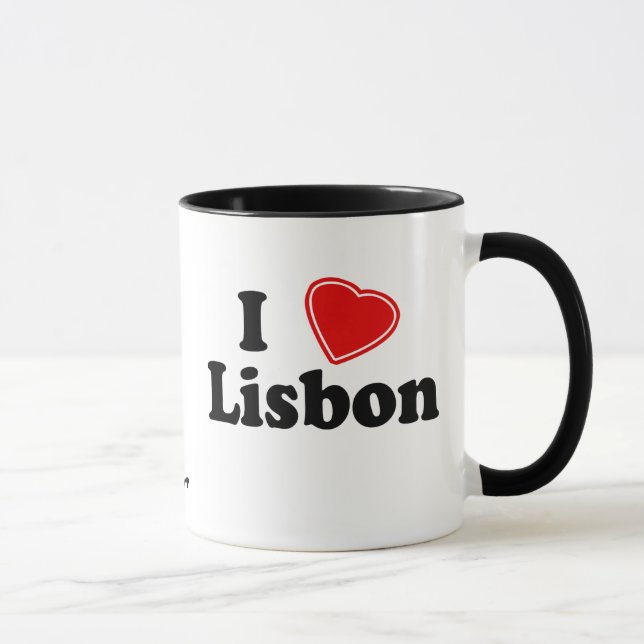 I Liebe Lissabon Tasse (Rechts)