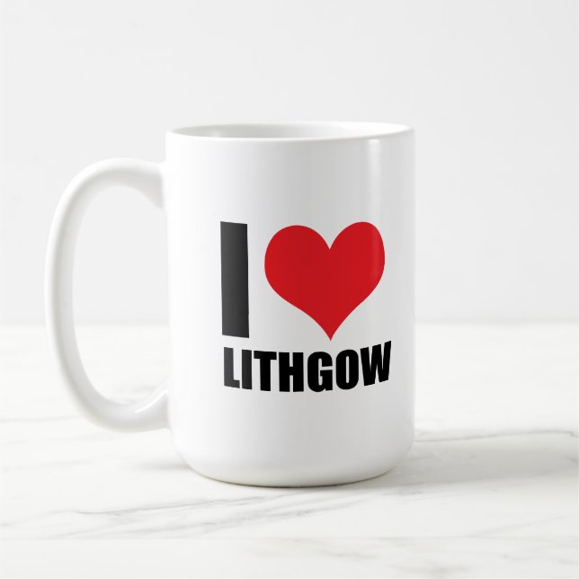 I Liebe Lithgow Kaffeetasse (Links)