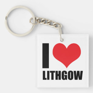 I Liebe Lithgow Schlüsselanhänger