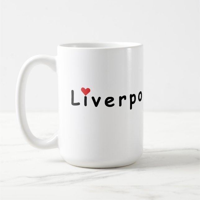 I Liebe Liverpool Kaffeetasse (Links)