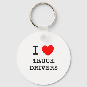I Liebe Lkw-Fahrer Schlüsselanhänger