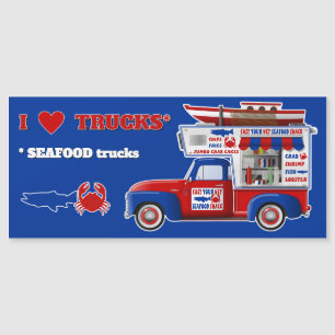 I Liebe LKW (SEAFOOD Trucks) Magnet