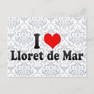 I Liebe Lloret de Mar, Spanien Postkarte