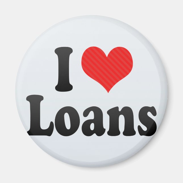 I Liebe Loans Magnet (Vorne)