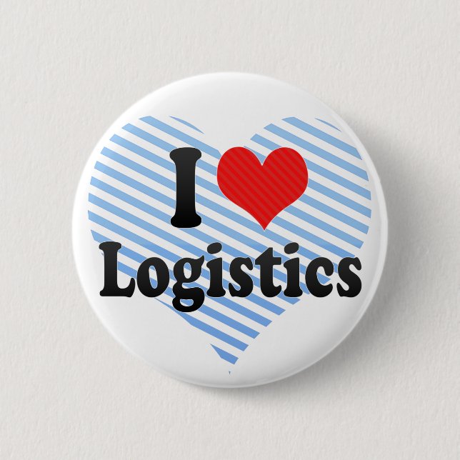 I Liebe-Logistik Button (Vorderseite)