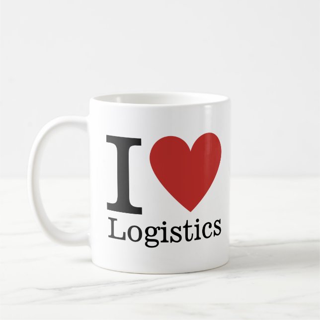 I ❤️ Liebe Logistik - Logistik Abt. TASSE (Links)