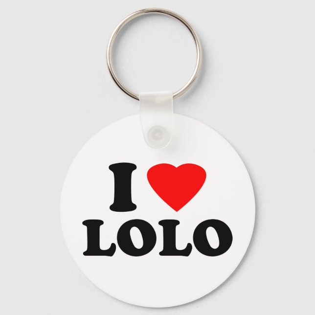 I Liebe Lolo Schlüsselanhänger (Vorderseite)