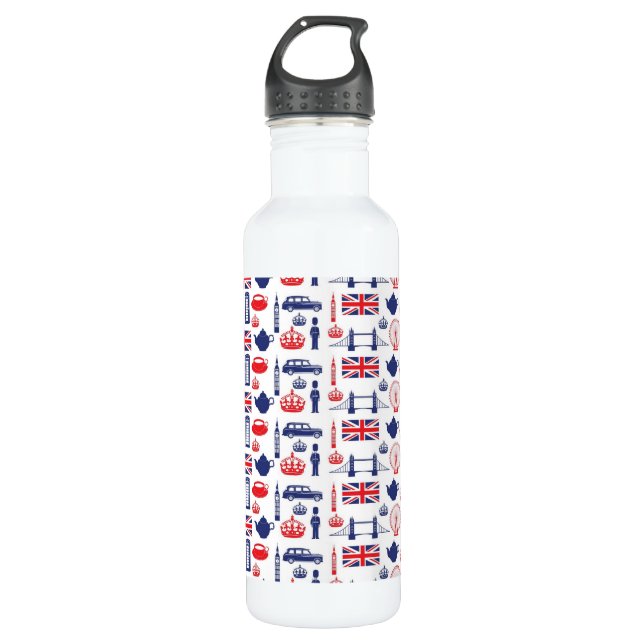 I Liebe London - Alles in London Trinkflasche (Vorderseite)
