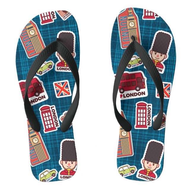 I Liebe London Flip Flops (Fußbett)