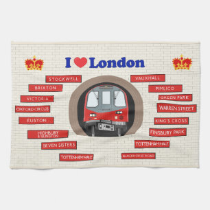 I Liebe London Geschirrtuch