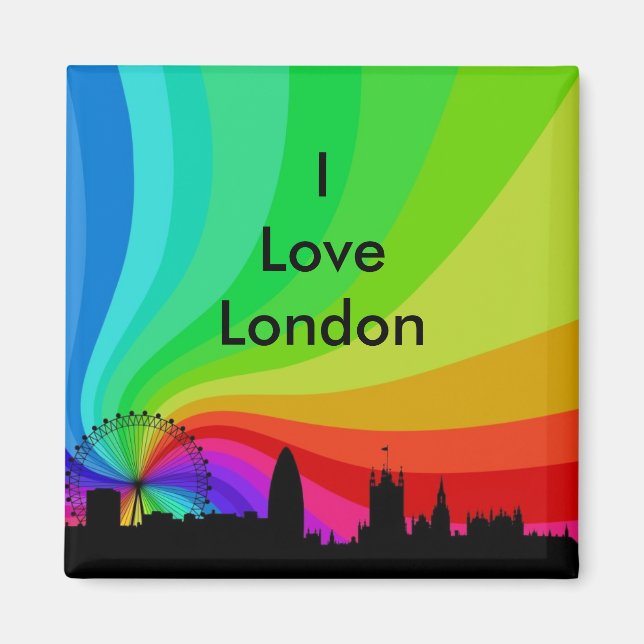 I Liebe London Magnet (Vorne)