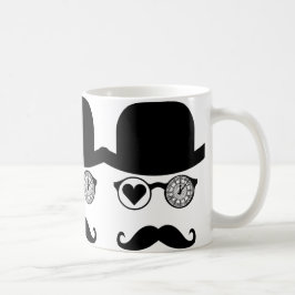 I LIEBE LONDON MUSTACHE KAFFEETASSE