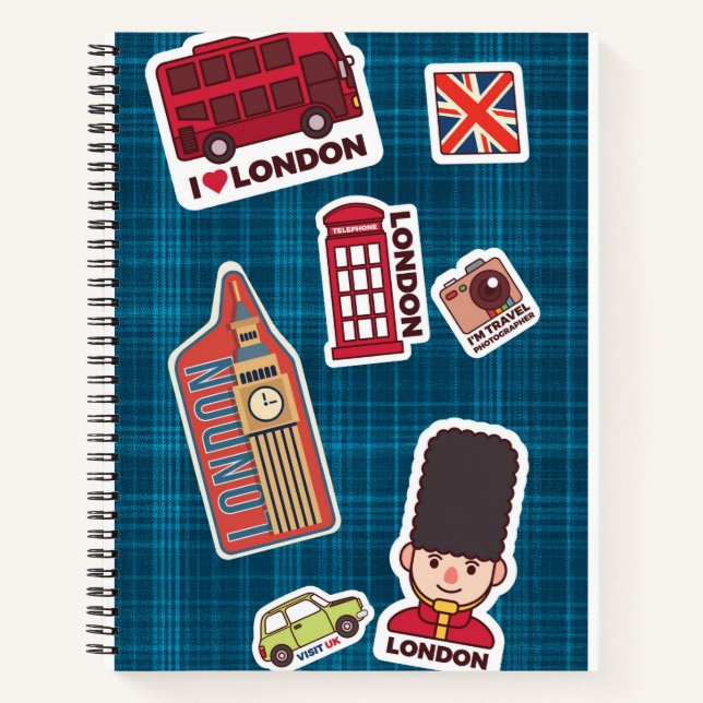 I Liebe London Notizbuch (Vorderseite)