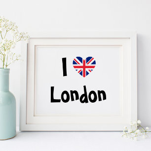 I Liebe London Poster