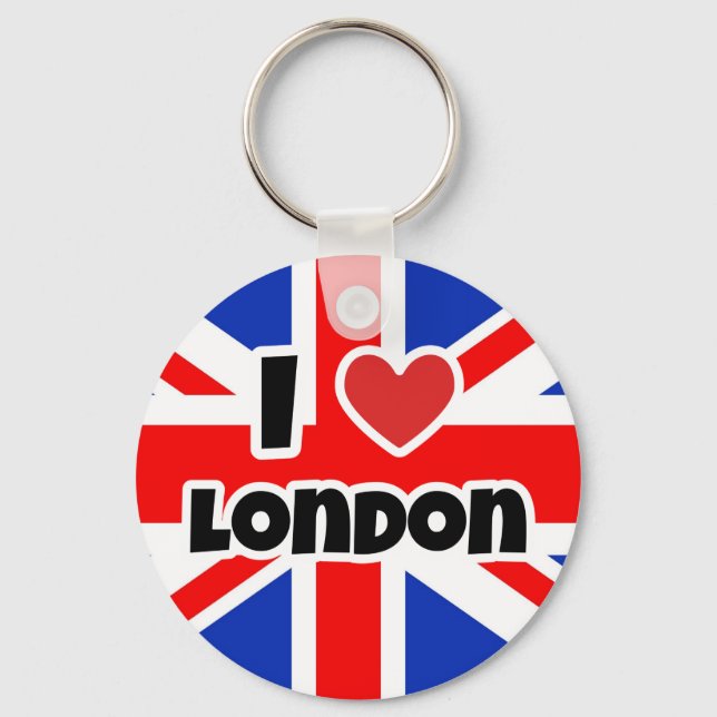 I Liebe London Schlüsselanhänger (Vorderseite)
