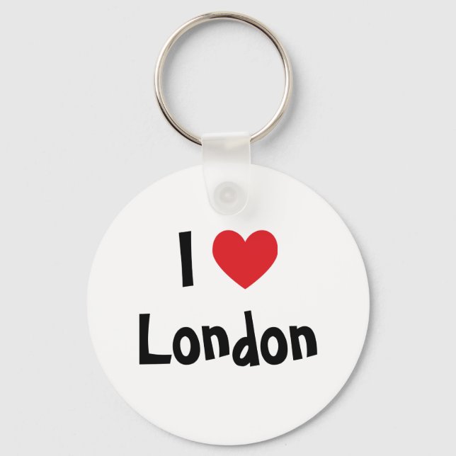 I Liebe London Schlüsselanhänger (Vorderseite)