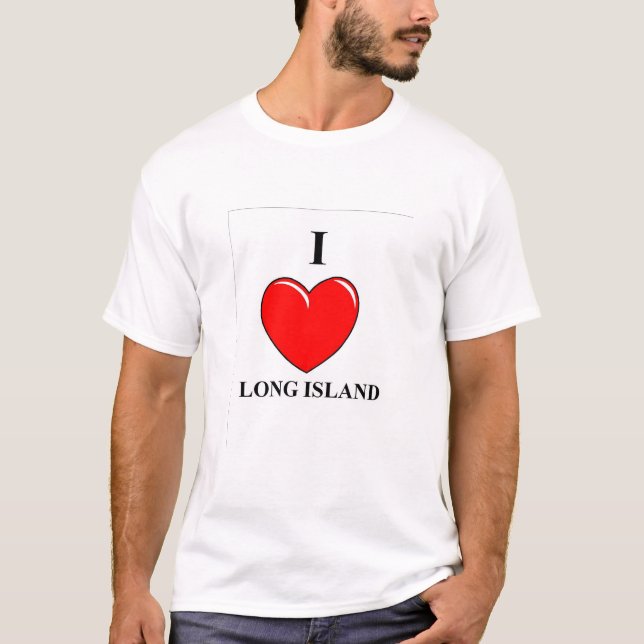 I Liebe-Long Island T-Shirt (Vorderseite)