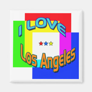 "I LIEBE Los Angeles Coloring 1" Magnet