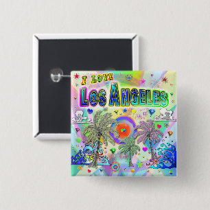 I LIEBE Los Angeles Deep Dream Button