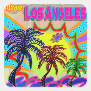 I LIEBE Los Angeles Eternal Sticker