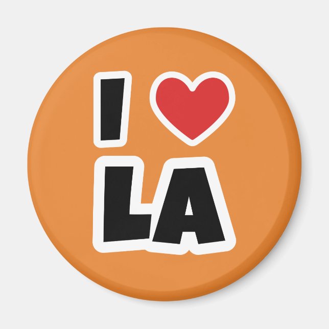 I Liebe Los Angeles Magnet (Vorne)