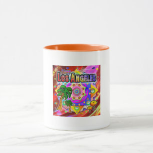 I LIEBE Los Angeles Tropical Friends Tasse