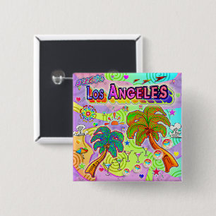 I LIEBE Los Angeles - Zielschaltfläche Button