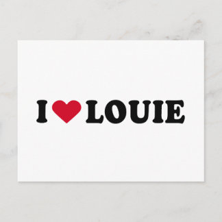 I LIEBE LOUIE POSTKARTE