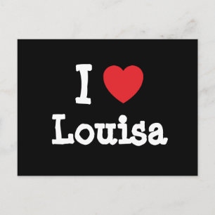 I Liebe Louisa T - Shirt Postkarte
