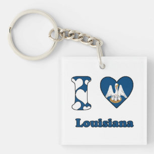 I Liebe Louisiana Schlüsselanhänger