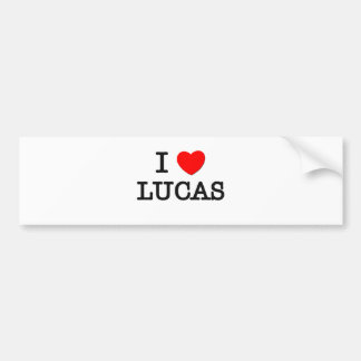 I Liebe Lucas Autoaufkleber