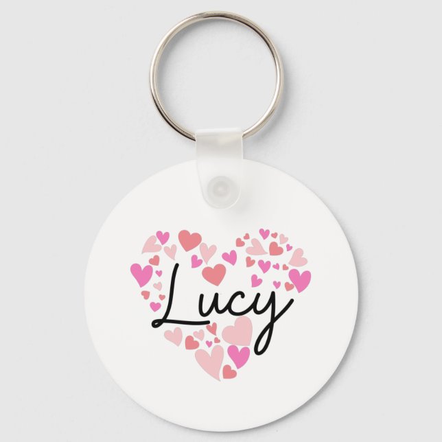 I Liebe Lucy Schlüsselanhänger (Vorderseite)