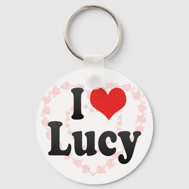 I Liebe Lucy Schlüsselanhänger (Vorderseite)
