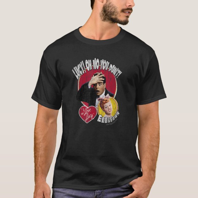 I Liebe Lucy schrie auf Spanisch T-Shirt (Vorderseite)