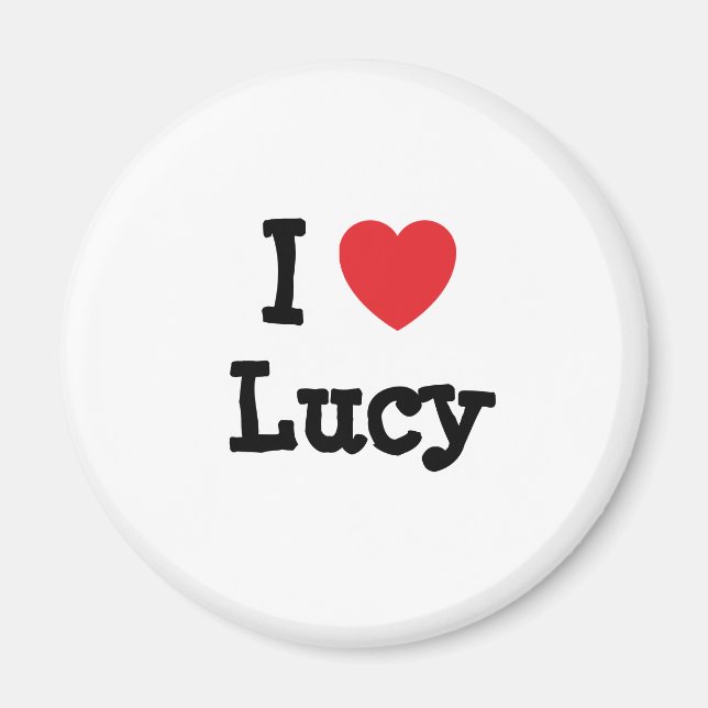 I Liebe Lucy T - Shirt Magnet (Vorne)