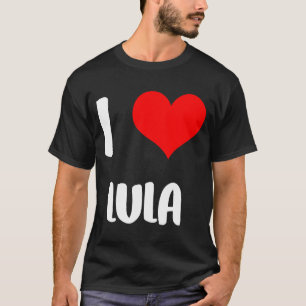 I Liebe LULA valentine sorry Ladys Typ Herzchen un T-Shirt