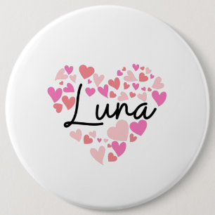 I Liebe Luna Button