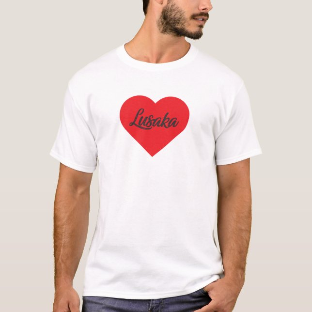 I Liebe Lusaka - Sambia T-Shirt (Vorderseite)