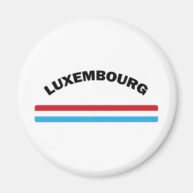 I Liebe Luxemburg Magnet (Vorne)