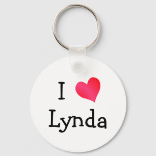 I Liebe Lynda Schlüsselanhänger