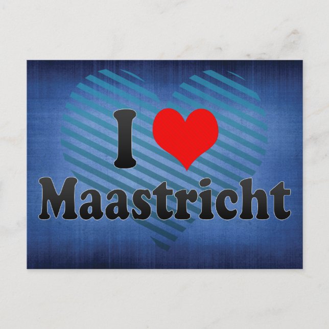 I Liebe Maastricht, Niederlande Postkarte (Vorderseite)