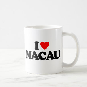 I LIEBE MACAO KAFFEETASSE