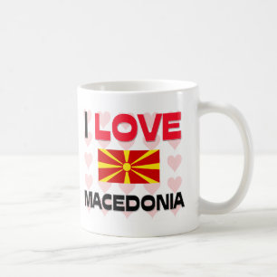 I Liebe Macedonia Kaffeetasse