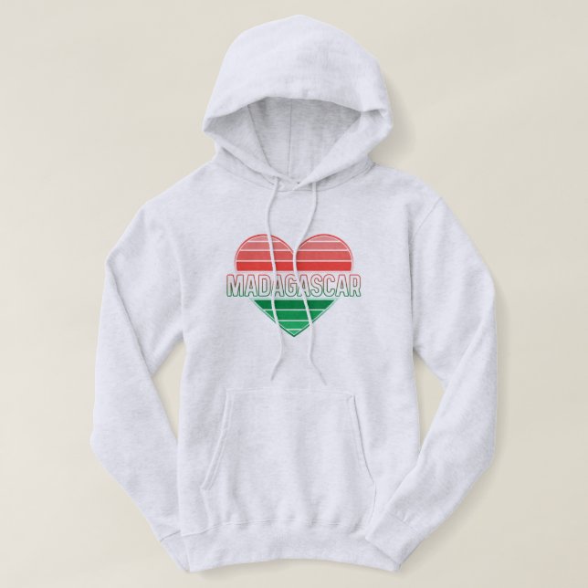 I Liebe Madagaskar, Madagaskar, Madagaskar Hoodie (Design vorne)