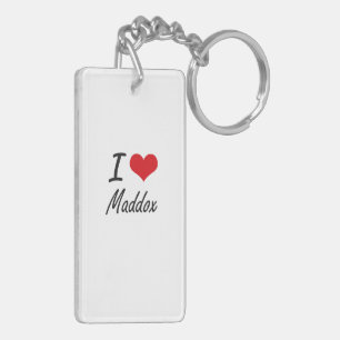 I Liebe Maddox Schlüsselanhänger