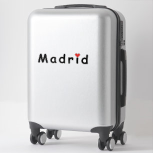 I Liebe Madrid Aufkleber